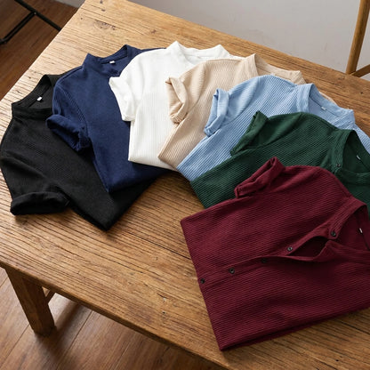 Evercomfi Muscle Fit Ribbed Shirt