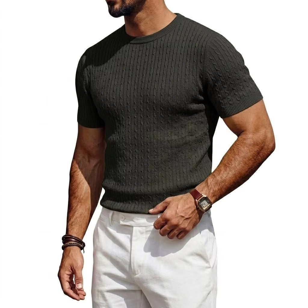 The Ribbed Knit Tee