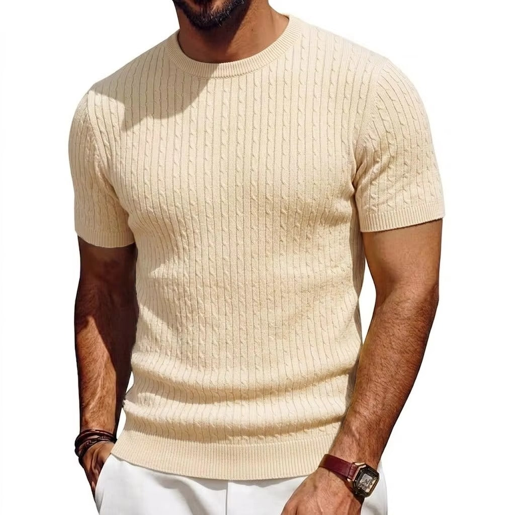 The Ribbed Knit Tee