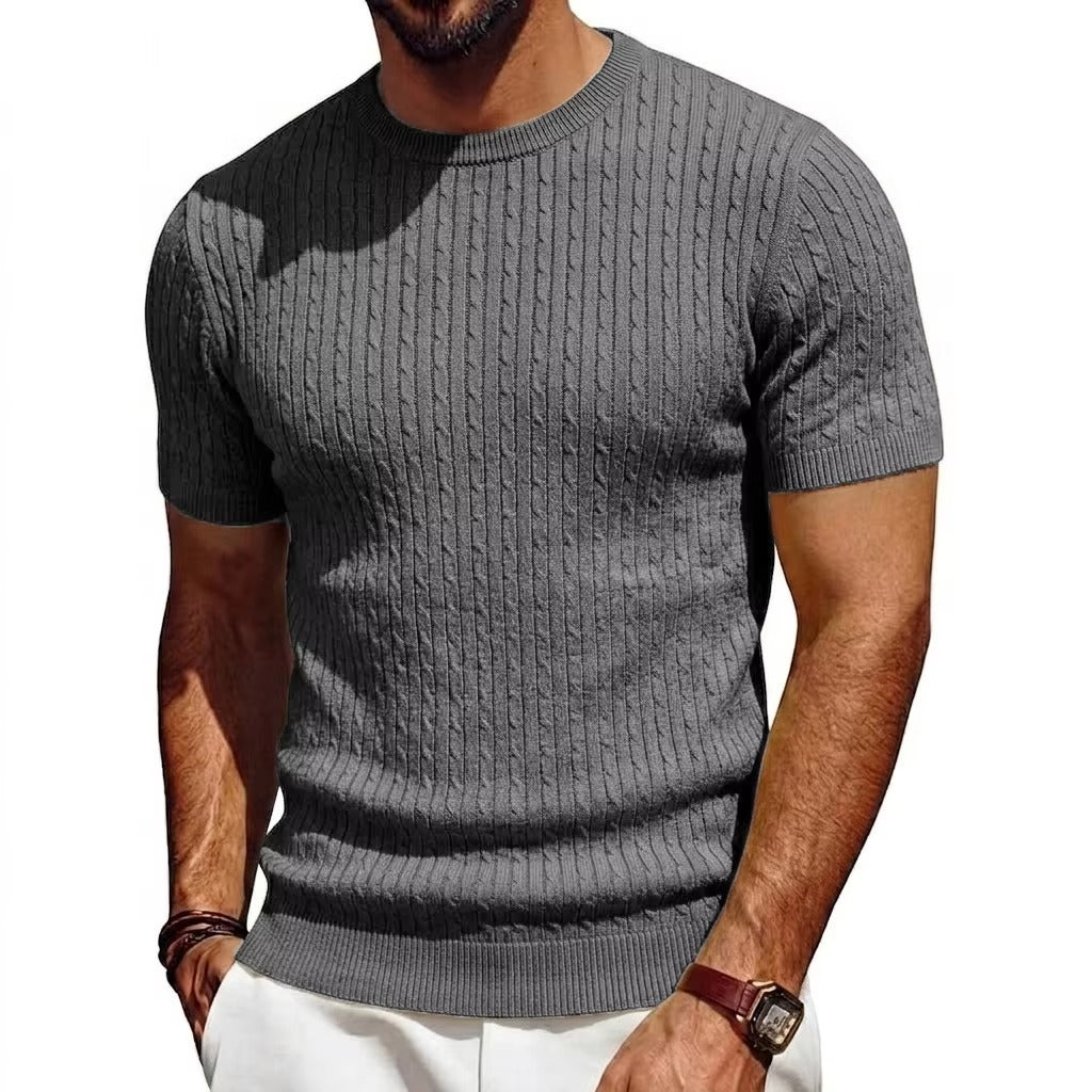 The Ribbed Knit Tee