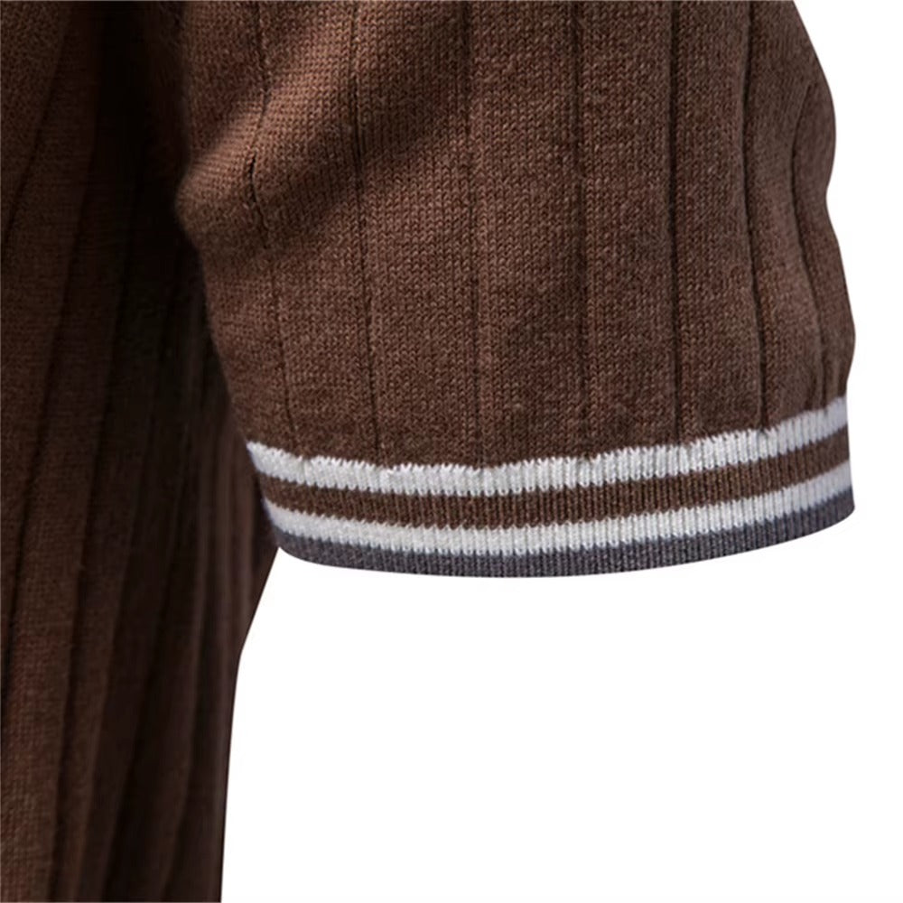 Evercomfi Old Money Ribbed Polo