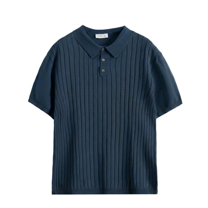 The Italian Silk Ribbed Polo