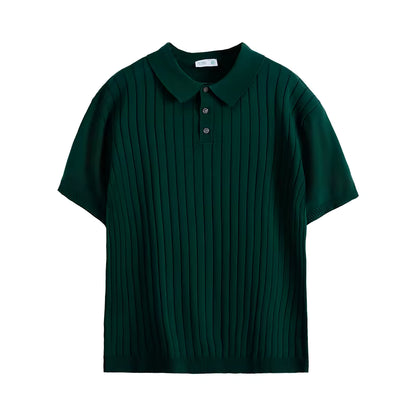 The Italian Silk Ribbed Polo