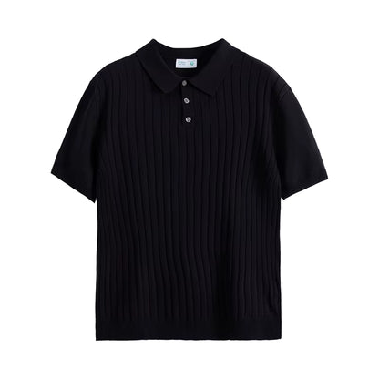 The Italian Silk Ribbed Polo