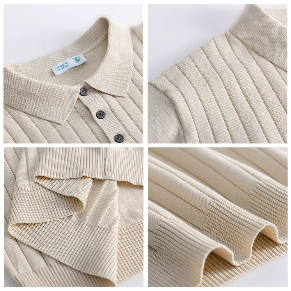 The Italian Silk Ribbed Polo