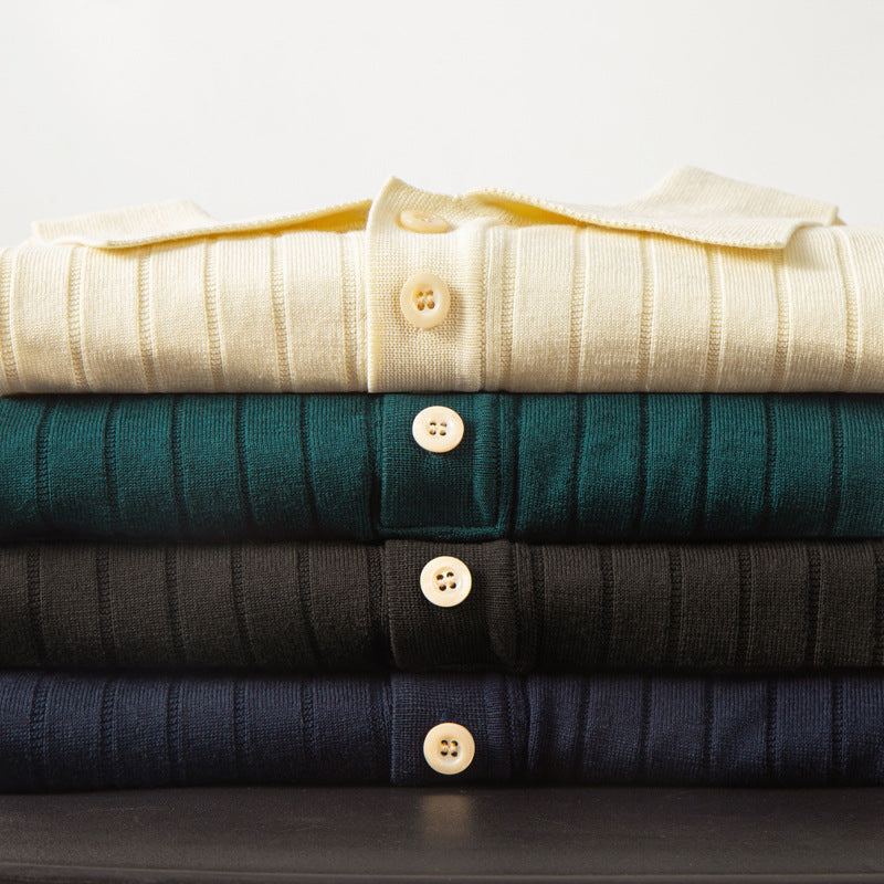 The Italian Silk Ribbed Polo