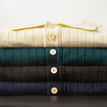The Italian Silk Ribbed Polo