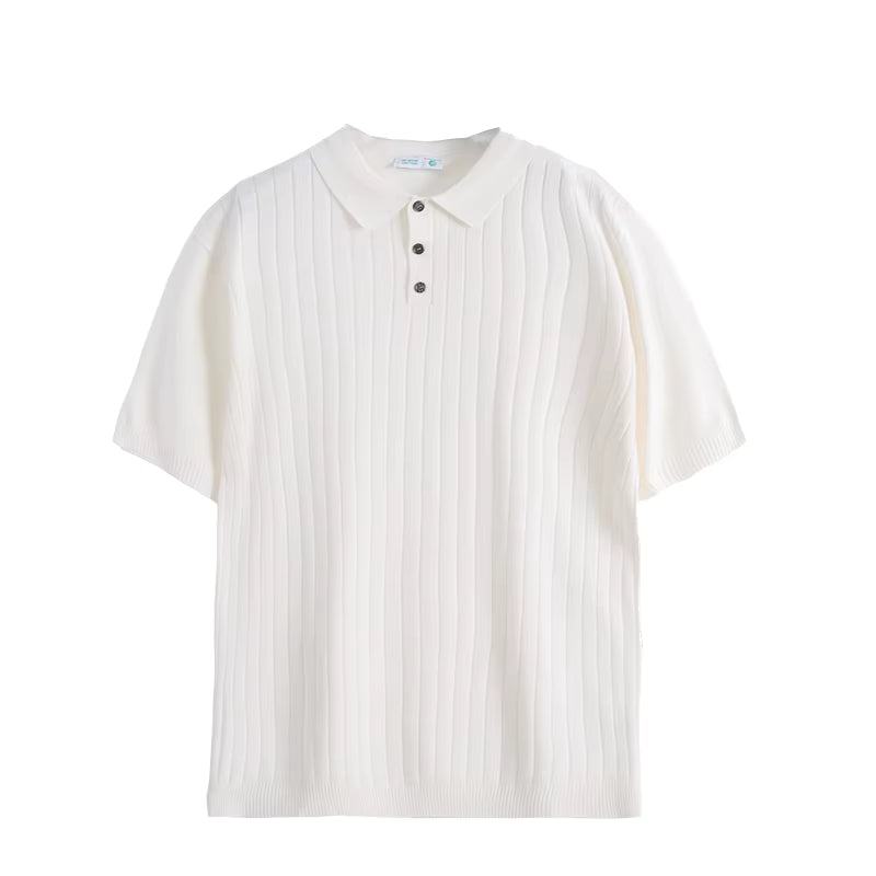 The Italian Silk Ribbed Polo