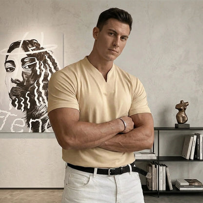 Evercomfi V-Neck Fitted Tee