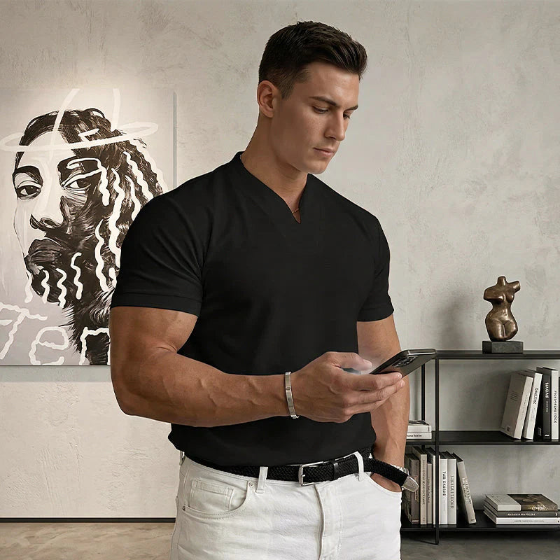 Evercomfi V-Neck Fitted Tee