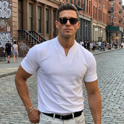 Evercomfi V-Neck Fitted Tee