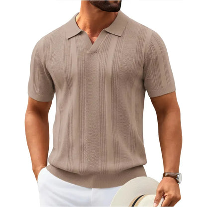 The Ribbed V-Neck
