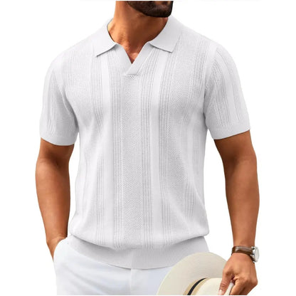 The Ribbed V-Neck