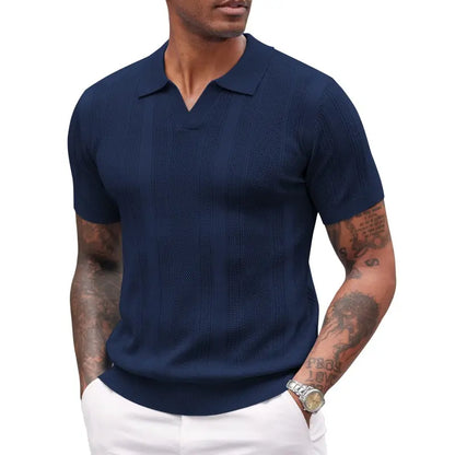 The Ribbed V-Neck