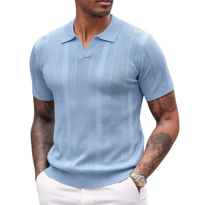 The Ribbed V-Neck