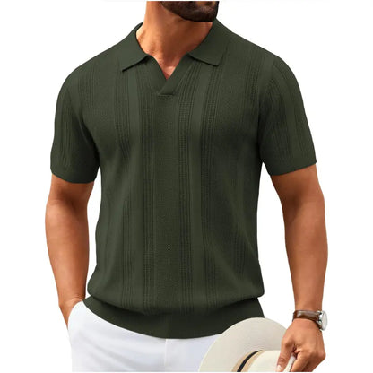 The Ribbed V-Neck