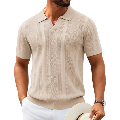 The Ribbed V-Neck