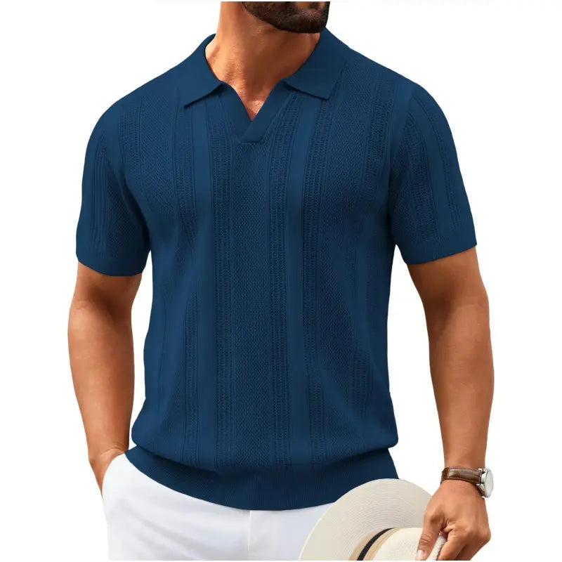 The Ribbed V-Neck