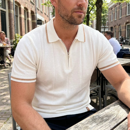 Evercomfi Zip Knit Polo
