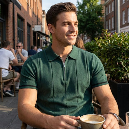 Evercomfi Zip Knit Polo