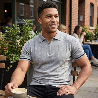 Evercomfi Zip Knit Polo