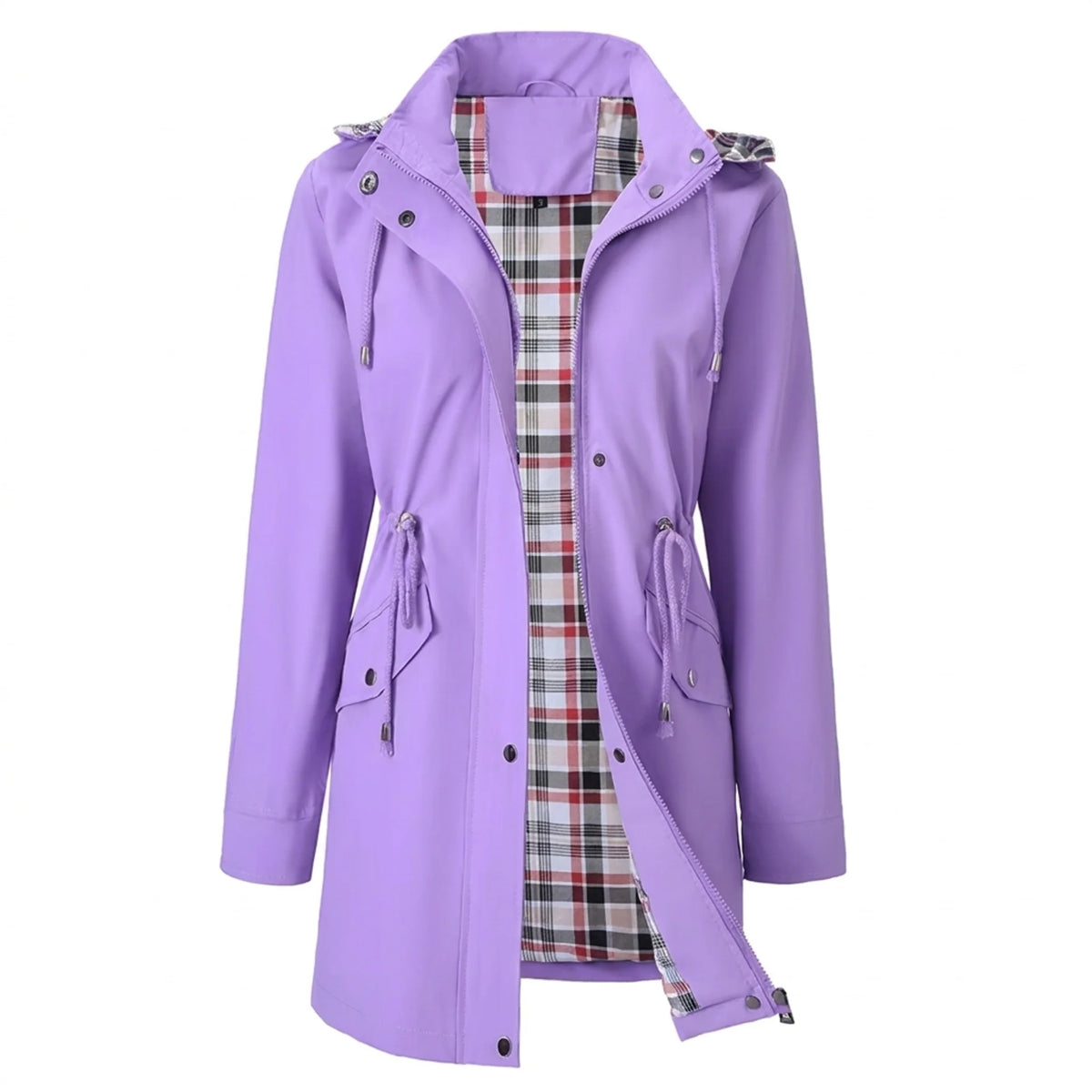 Waterproof Hooded Trench Coat