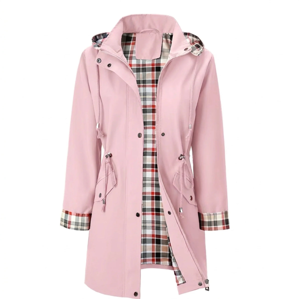 Waterproof Hooded Trench Coat