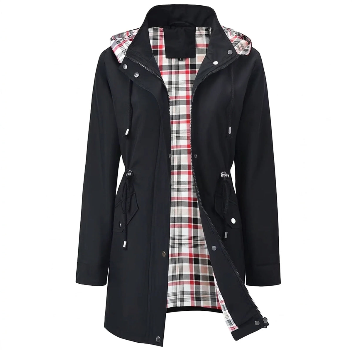 Waterproof Hooded Trench Coat