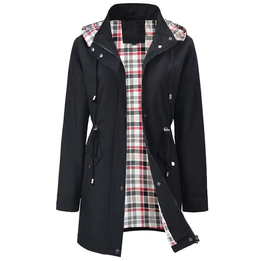 Waterproof Hooded Trench Coat