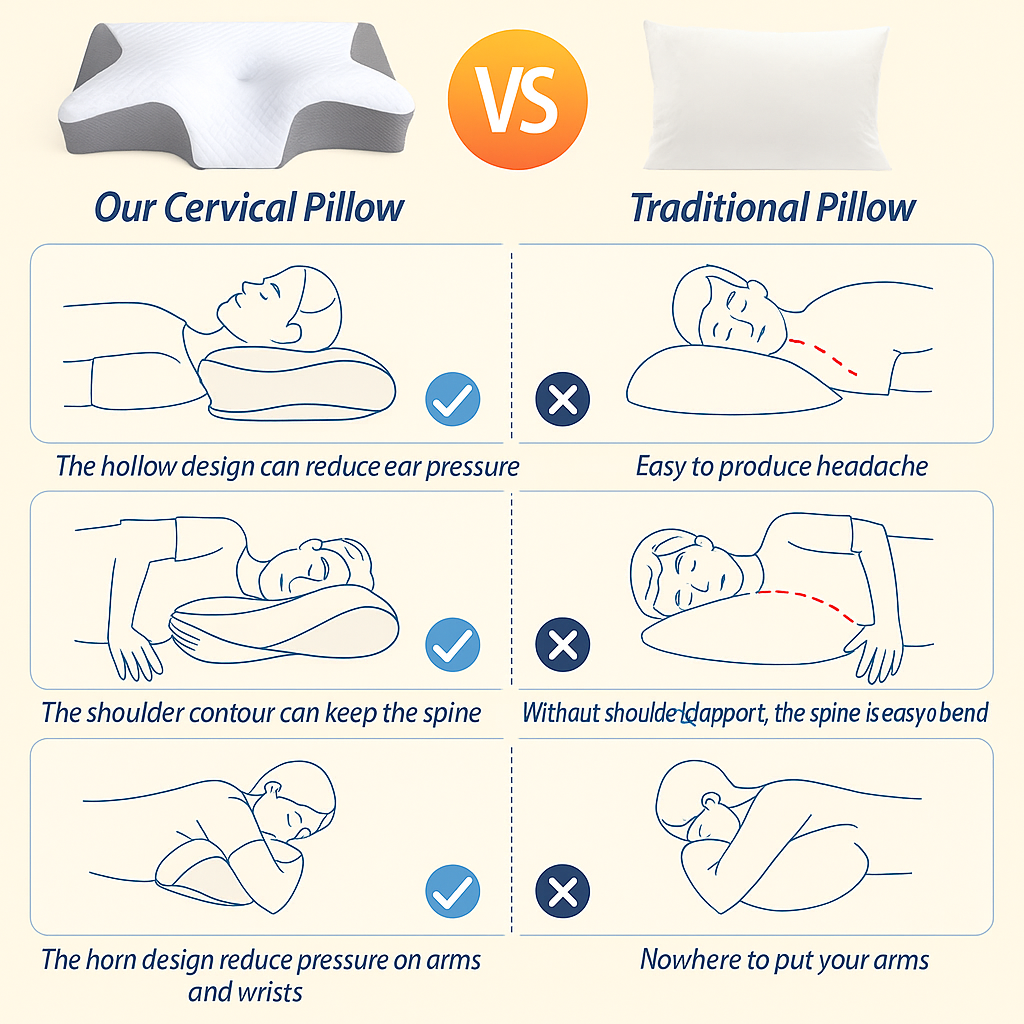 Evercomfi™ - Deep Relief Pillow