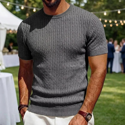 The Ribbed Knit Tee