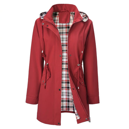Waterproof Hooded Trench Coat